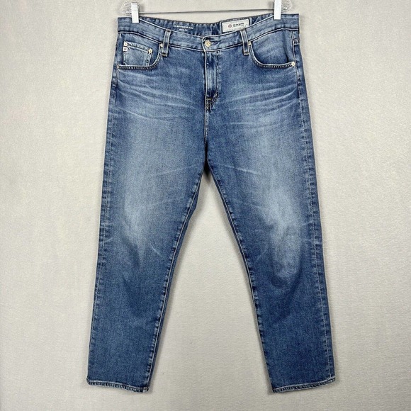 Adriano Goldschmied Jeans Size 32 Ex-Boyfriend Slouchy Slim Denim Stretch - Picture 1 of 12